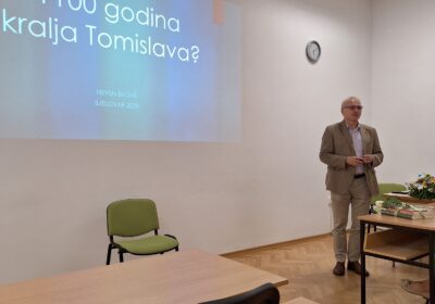 Održano predavanje prof. dr. sc. Nevena Budaka: 11 stoljeća kralja Tomislava?