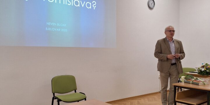 Održano predavanje prof. dr. sc. Nevena Budaka: 11 stoljeća kralja Tomislava?